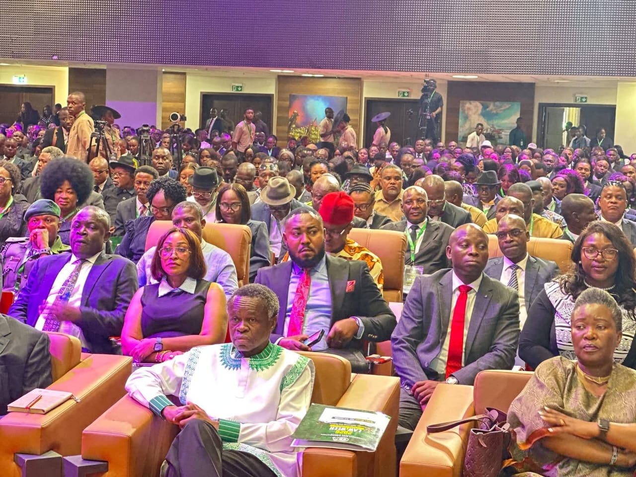High-profile audience at a national engagement