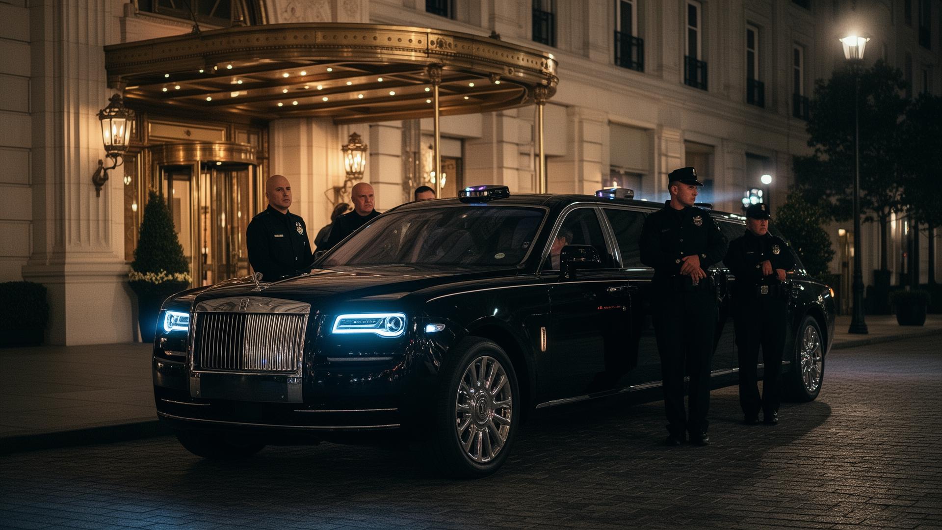 Chauffeur arrival